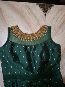 Stunning Green Ethnic Gown