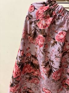 Floral Print Maxi Skirt