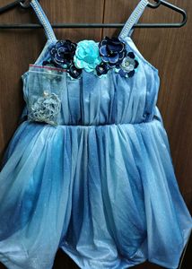 Sparkling Blue Party Dress