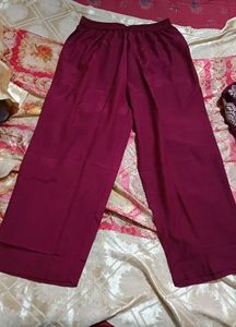 Maroon Embroidered Kurta Set