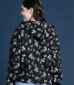 Floral Print Zip-Up Jacket LR-84