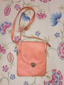 Peach Crossbody Bag