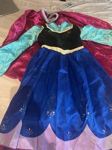 Halloween Princess Anna Costume with Cape
