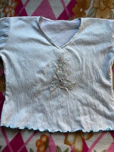 White Stretchable Top