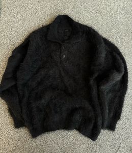 Cozy Black Knit Sweater