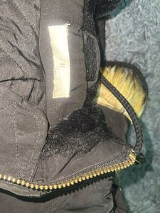 Chic Black Winter Parka Jacket