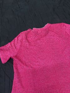 Beautiful Pink Lace Kurta