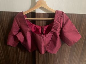 Pink Dupion Silk Blouse