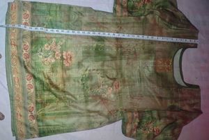 Green suite satin