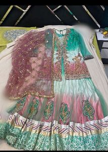 Designer partywear  indo western Lehenga
