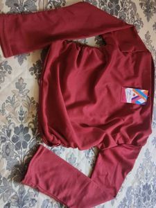 Maroon New Long Sleeve Top