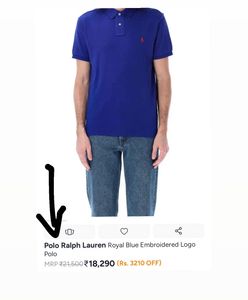 Ralph Lauren Royal Blue Polo Shirt