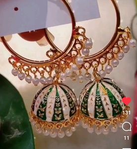 Trendy Minakari Jhumka