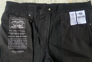 Original Levis 512 black jeans