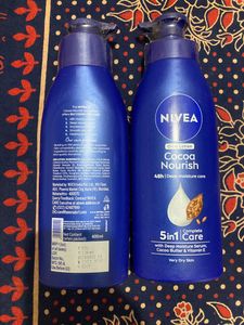 Combo Of Nivea Lotion Cream And Himalaya Soap