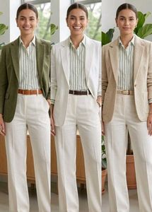 Chic Striped Cropped Shirt
