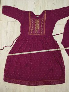 "💃 Elegant Maroon Kurta Set | Ethnic Wear ✨"