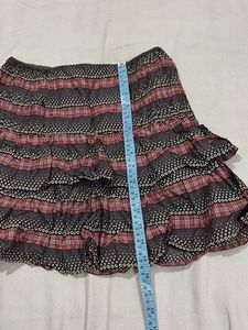 Tiered Pattern Skirt