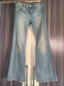 Flared Denim Jeans