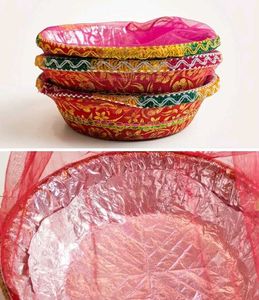 Decorative Puja Baskets Set