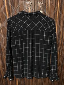 Chic Black &amp; White Checked Shirt