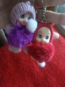 Charming Doll Keychains - Set of 2