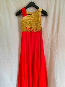 Red One Piece Dress For Girls