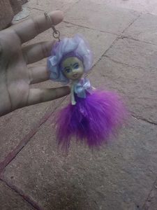 Purple Doll Keychain