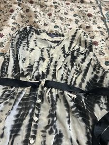 Chic Tie-Dye Dress Material