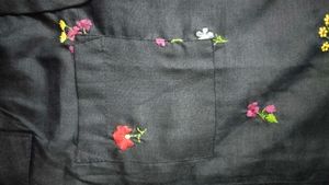 Embroidered Floral Shirt