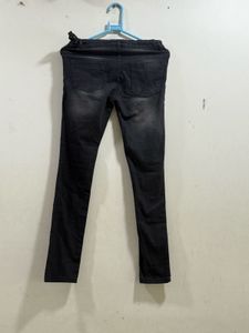 Stylish Charcoal Grey Denim Jeans