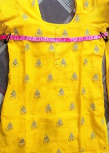 Beautiful Yellow Kurta Pent Set
