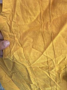 Yellow Cotton Kurta