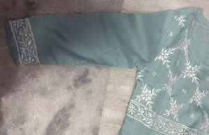 Embroidered Cotton Kurta