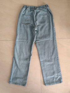 Light Blue Denim Cargo Jeans