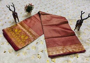 New South Indian Saree with blouse piece