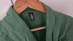 Green Tie-Front Top