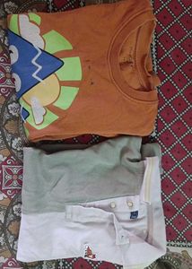 Cute  Graphic Sweatshirt& multicolour t shirt