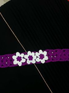 Handmade crochet baby hair band 💫