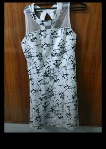 Chic Abstract Print Dress
