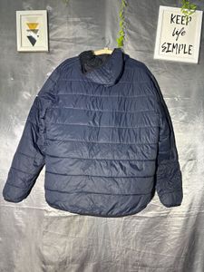 Mango Navy Puffer Jacket