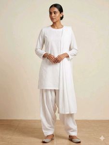 Comfortable White Cotton Pants