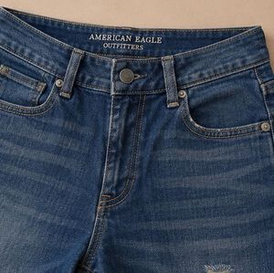 American Eagle Ripped Blue Jeans