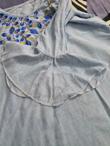Sea blue kurti