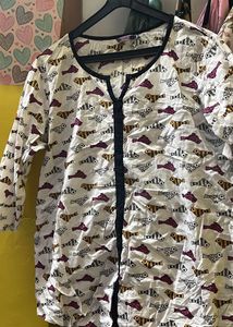Cute Fish Print Kurta