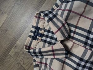 Burberry Plaid Shirt Dress