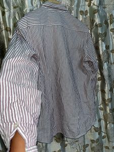 MANGO MAN Men's Striped Shirt
