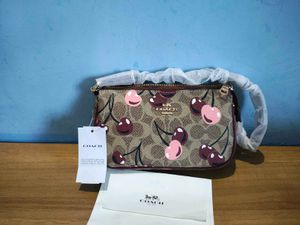 Coach Cherry Print Clutch Pouch