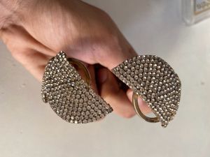 Sparkly Rhinestone Cuff Bracelet
