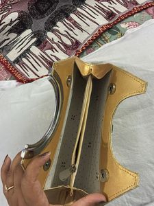 Sparkly Gold Clutch Bag